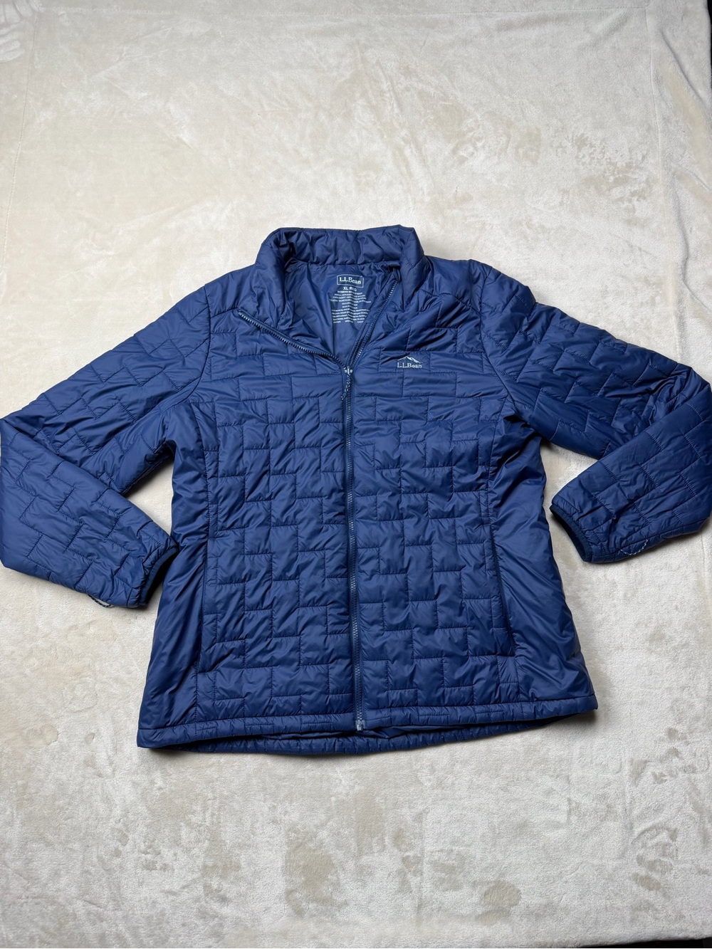 L.L. Bean Women's Navy Quilted Insulated Jacket
